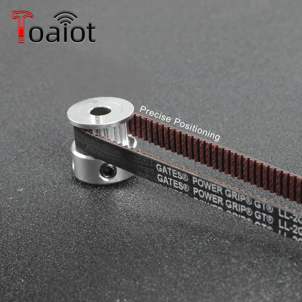 Toaiot GATES-LL-2G-6RF 2GT Belt Opened Fiberglass Rubber GT2 Timing Belt 2GT-6 L 1M  6mm For Prusa I3 MK3 MK3S Ender-3 CR10 ANET