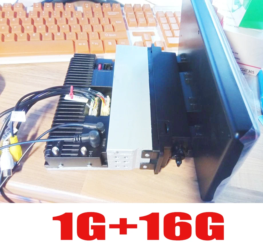 1 Din Android 9,0, 4 ядра, 2G, 3 2G, универсальный автомобильный Радио, мультимедийный стерео плеер, gps навигация, головное устройство, 10,1 дюймов, 1024*600 - Цвет: 1G16G