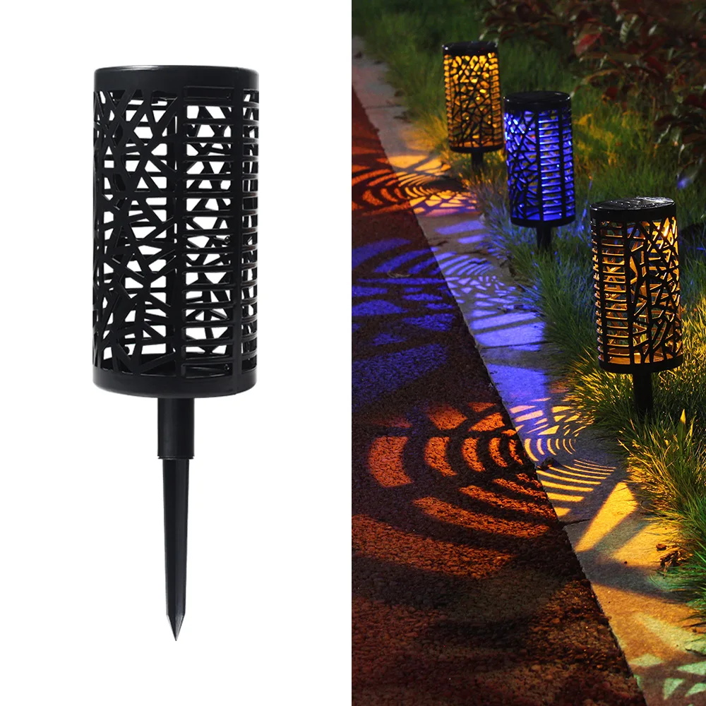 

Lot of 2 LukLoy LED Solar Light Solar Hollow Lawn Light Colorful Garden Villa Garden Solor Landscape Light Solar Ground Light
