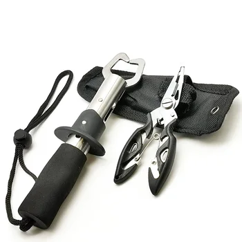 SUPER SALE ❤️ Fish Tackle Fish Lip Stainless Steel Control Scissor Snip Fishing Grip Set Nipper Pincer Accessory Tool Clip Clamp Cutter Plier - discount item 50% OFF Sports & Entertainment