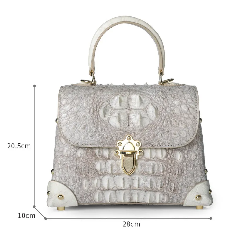 style 1 Big Новинка для женщин из крокодиловой кожи Сумочка Кожаная маленькая квадратная сумка Женская Роскошная модная сумка на тросе дамские сумки - Цвет: style 1 Big