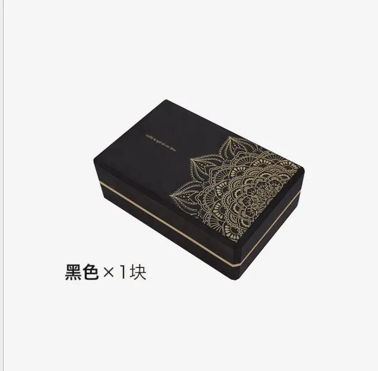 printed yoga Block EVA Yoga Blocks with Strap&Socks Foam Stability Brick Pilates Printing Stretching Block Meditation Yoga