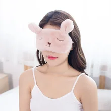 Usb 1,5 м Горячая компрессия нагревательная маска для глаз стерео мультфильм экранирование и нагревание маска для глаз Паровая красота сон для снятия усталости