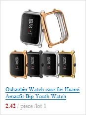 Ouhaobin защитный чехол для Xiaomi Huami Amazfit GTS Watch Мягкая силиконовая оболочка для Amazfit GTS крышка браслет аксессуары