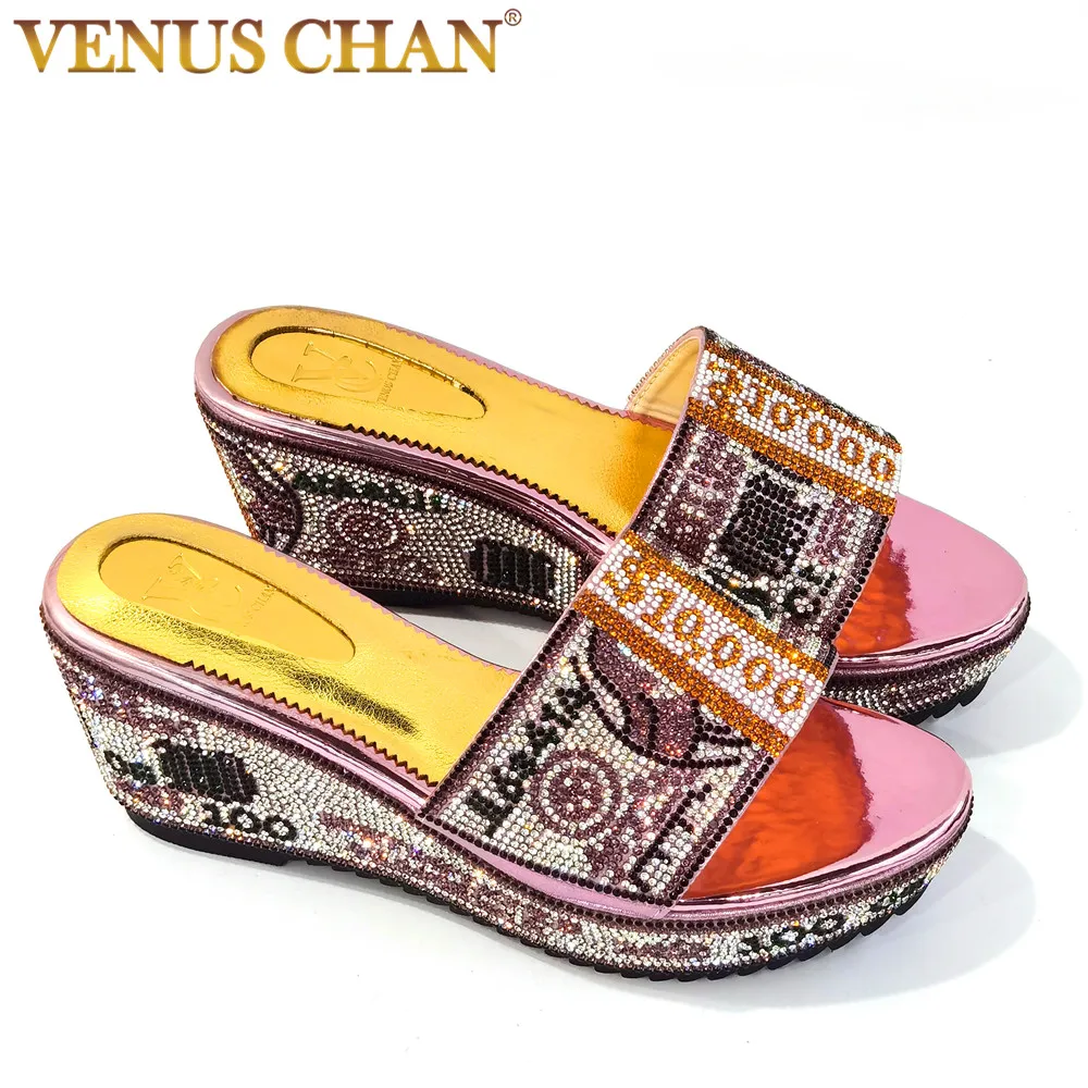 Platform Pumps Shoes Low-Heels Italian African Women New-Arrival Open-Toe Sexy High-Quality