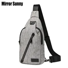 Зеркальная Солнечная новая холщовая Мужская поясная сумка, модная Наклонная Сумка на плечо, мужская сумка на одно плечо для отдыха
