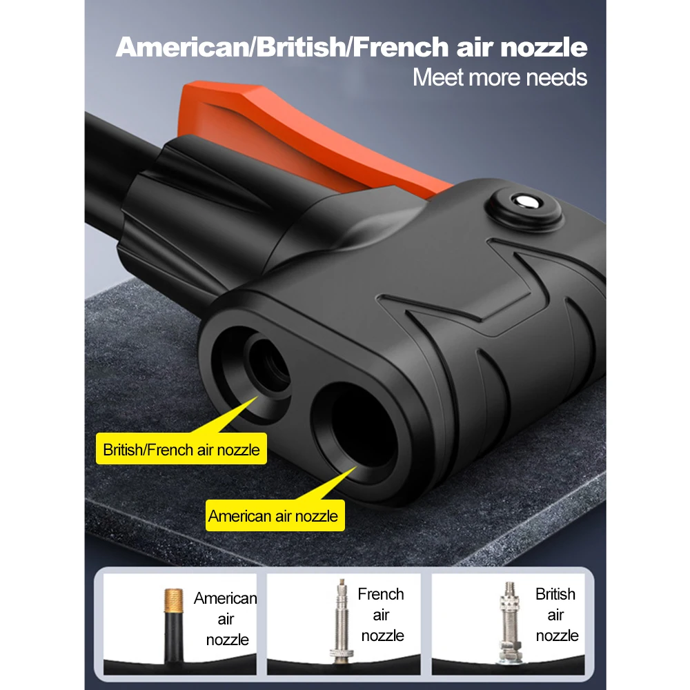 P38BC-01 насос для мотоцикла надувной инструмент велосипедный велосипед велосипедная шина ручной воздушный мини насос