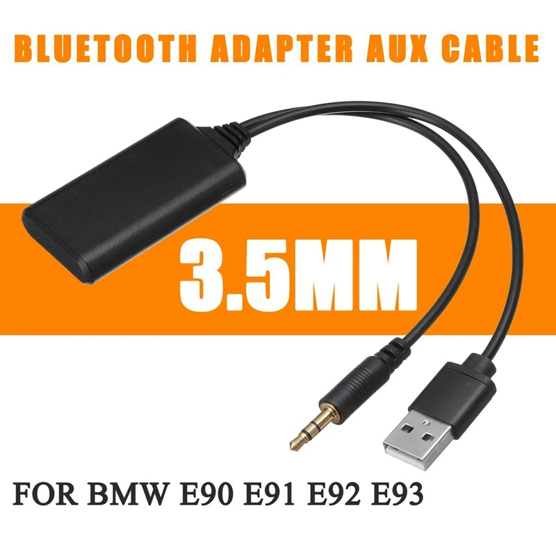 Автомобильный беспроводной bluetooth-модуль музыкальный адаптер вспомогательный aux-приемник аудио Usb 3,5 мм разъем для Bmw E90 E91 E92 E93