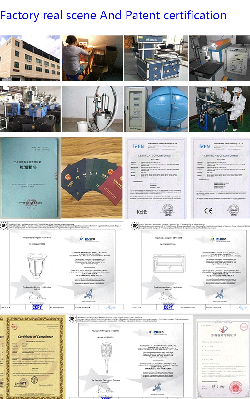工厂实拍图和专利认证