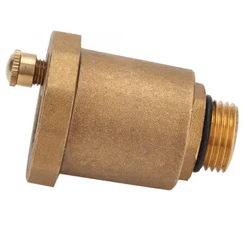 

Brass Automatic One Way Air Vent Valve G1/2" Male Thread Air Vent Exhaust Valve Diaphragm Type Air Vent Valve