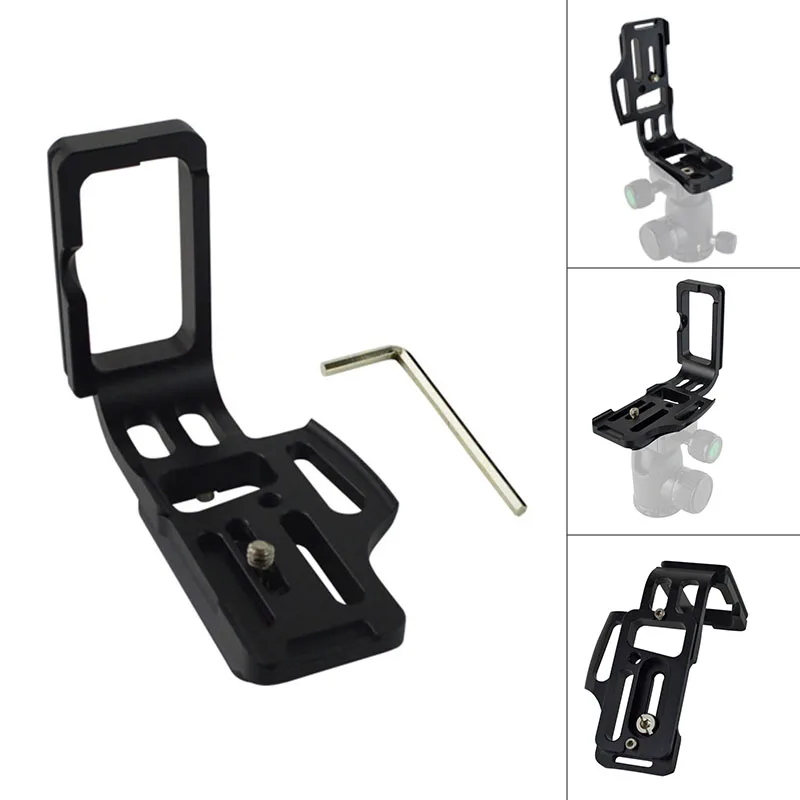 

1 Pcs Tripod Head Quick Release Plate L Shape Aluminum Alloy for Nikon D800 D810 Hi 888