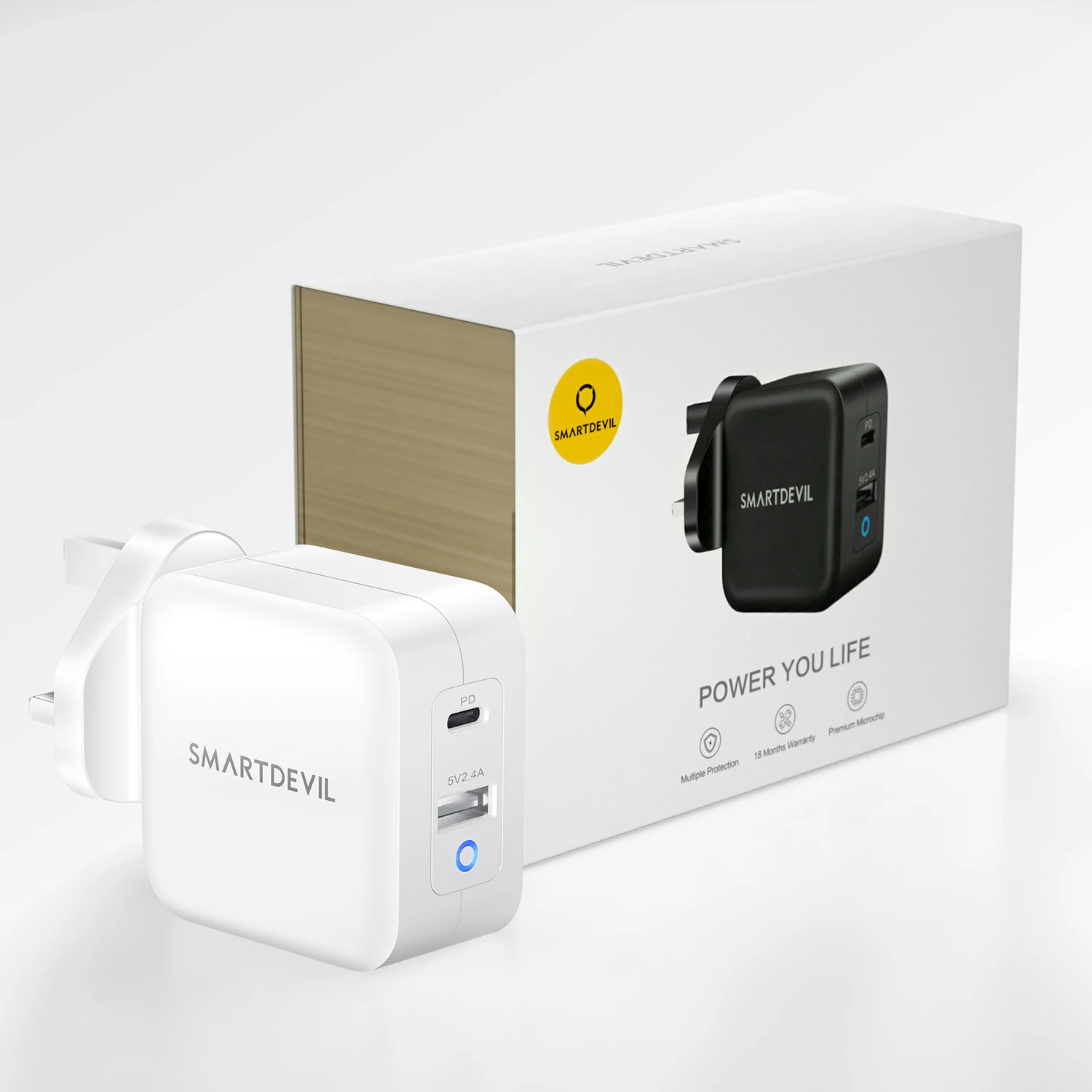 SmartDevil PD65W GaN Charger for Tablet Quick 3.0