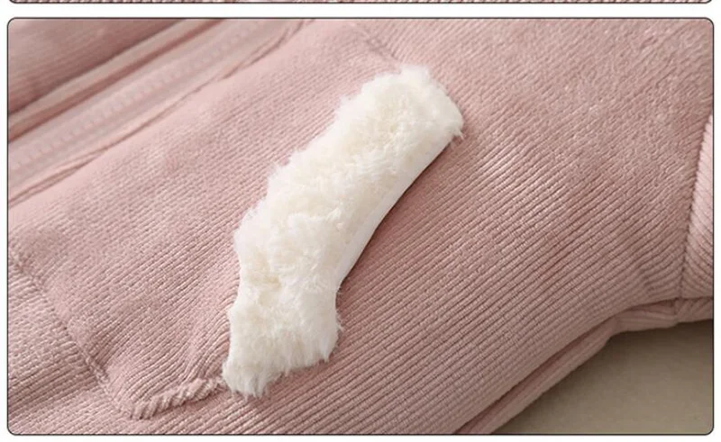 CROAL CHERIE  Newborn Baby Clothes Cute Rabbite Ear Baby Girls Romper Baby Warm Clothing  Warm Fur Fleece Romper For Baby Boys  (6)