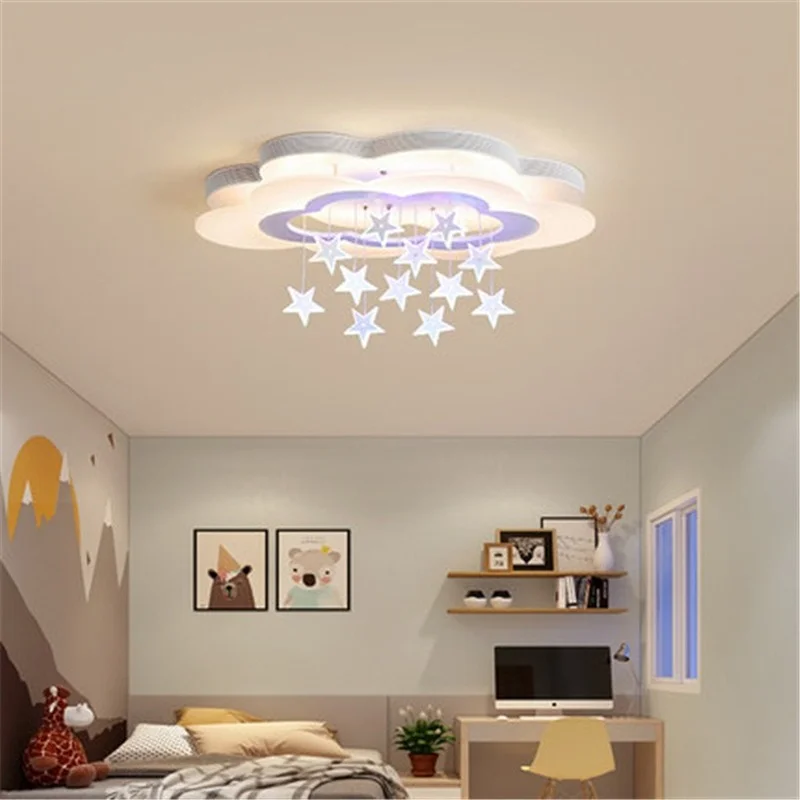 

New Led Ceiling Lights Cartoon Bat Lamp For Child Bedroom Study Room Babyroom Modern Lighting Luminaire Decorations For Home