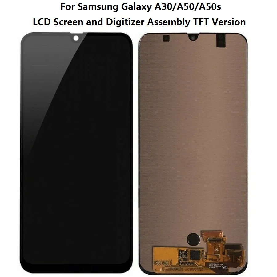 Для Samsung Galaxy A30/A50/A50s TFT ЖК-экран и дигитайзер сенсорный экран в сборе черный |