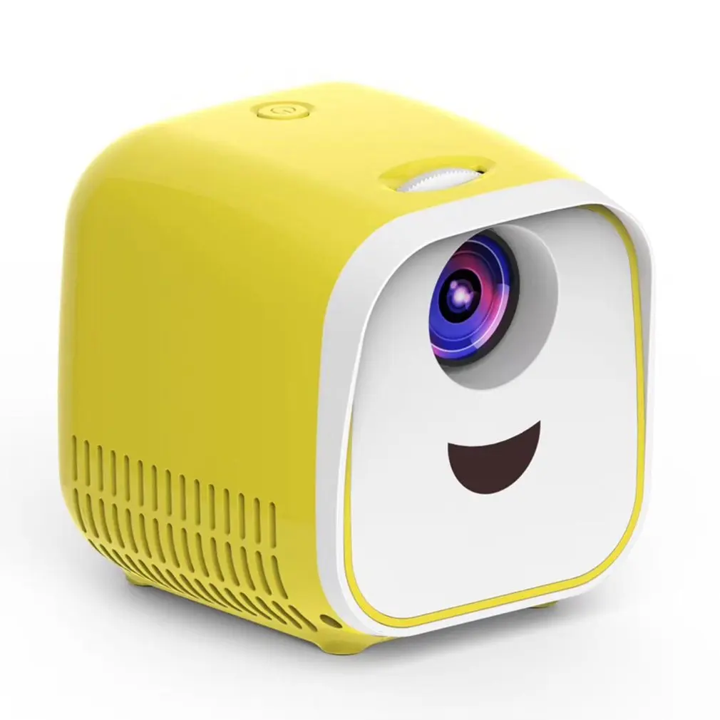 

L1 New Mini Home Portable Projector HD LED Projector Multimedia Wireless Smart Home Children's Toys Gift black white