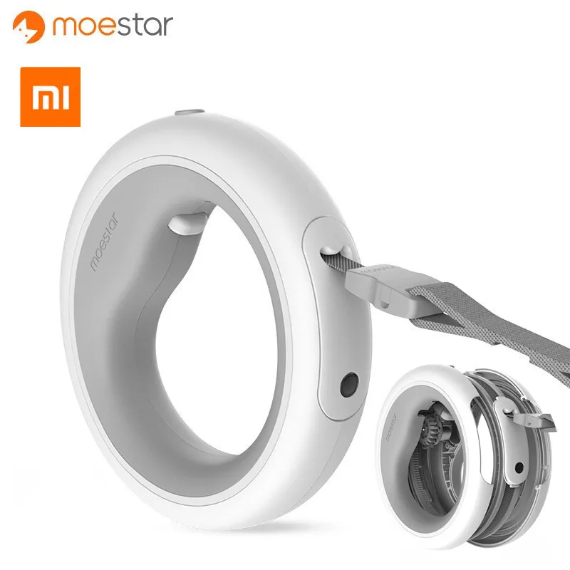 

Original Xiaomi mijia MOESTAR UFO 2.6m Retractable Pet Leash Rechargeable LED Night Light 50kg Static Tension Dog Traction Rope