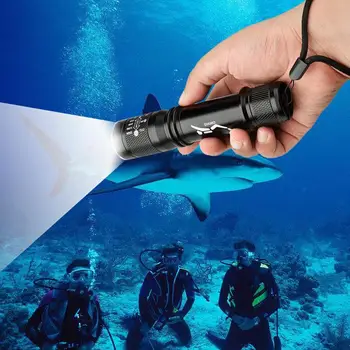 

Flashlight Electric Torch Strong Light Durable Portable Professional Aluminum Alloy Rotary Switch LED Sporting Goods Tool