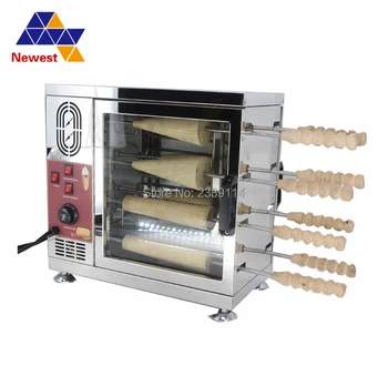 

Hungarian chimney cake machine chimney cake oven commercial kurtos kalacs chimney cake rolls roast machine roti maker