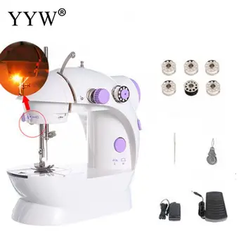 

Mini Portable Handheld Sewing Machines Foot Stitch Sew Needlework Cordless Clothes Fabrics Electrec Hand Sewing Machine Mini