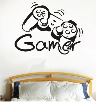 

Summer Background Wall Stickers Fresh PVC Game Handle Wallpaper 3D Room Decorations High Quality Wall Stickers