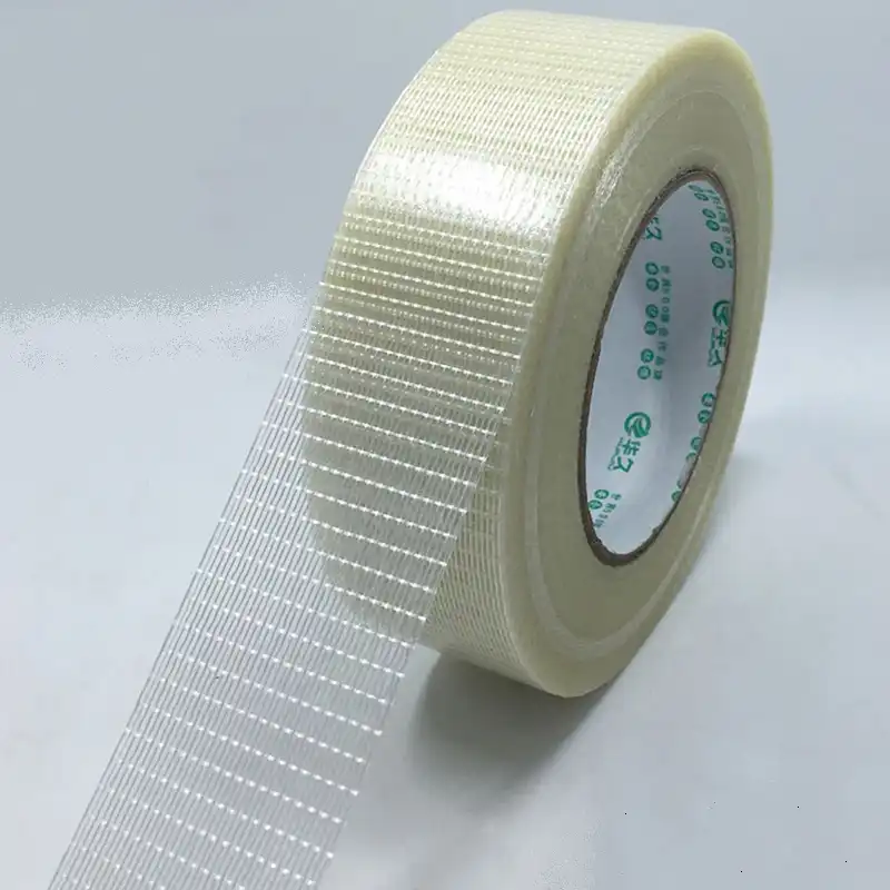 50M Mesh fiber Fiberglass Tape, Transparent Filament Reinforced