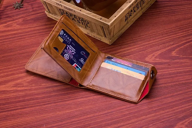 Высококачественный брендовый кожаный мужской кошелек, модный кошелек по цене доллара, повседневный клатч, кошелек для денег, сумка, кредитный держатель для карт