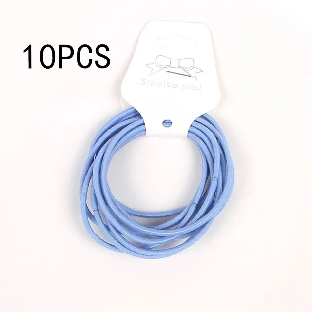 30PCS Women Girls 4CM Colorful Polyester Elastic Hair Bands Ponytail Holder Rubber Bands Scrunchie Headband Hair Accessories a13