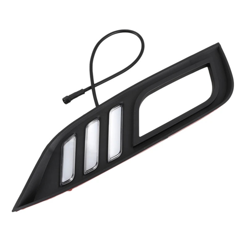 Светодиодные дневные ходовые огни DRL противотуманные фары с желтым поворотным