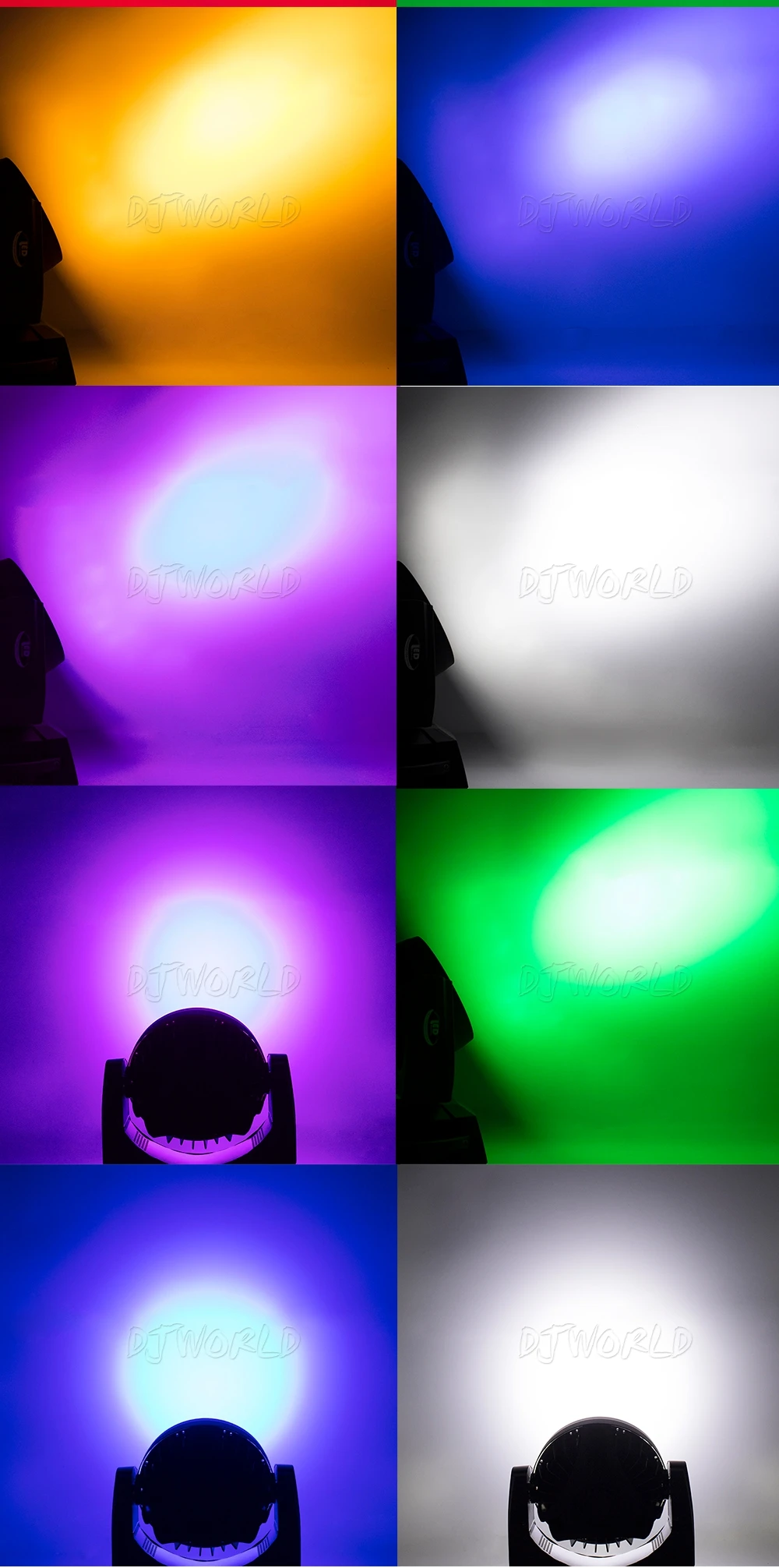 Горячая Светодиодный 36x18 Вт Zoom СВЕТОДИОДНЫЙ RGBWA+ УФ движущаяся головка Zoom Wash DJ светильник 6 цветов в зале сценический диско-бар ночной клуб