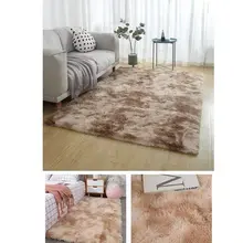 Современный абстрактный Коврик для спальни, гостиной, пушистый коврик с ворсом, плюшевый ковер MU8669