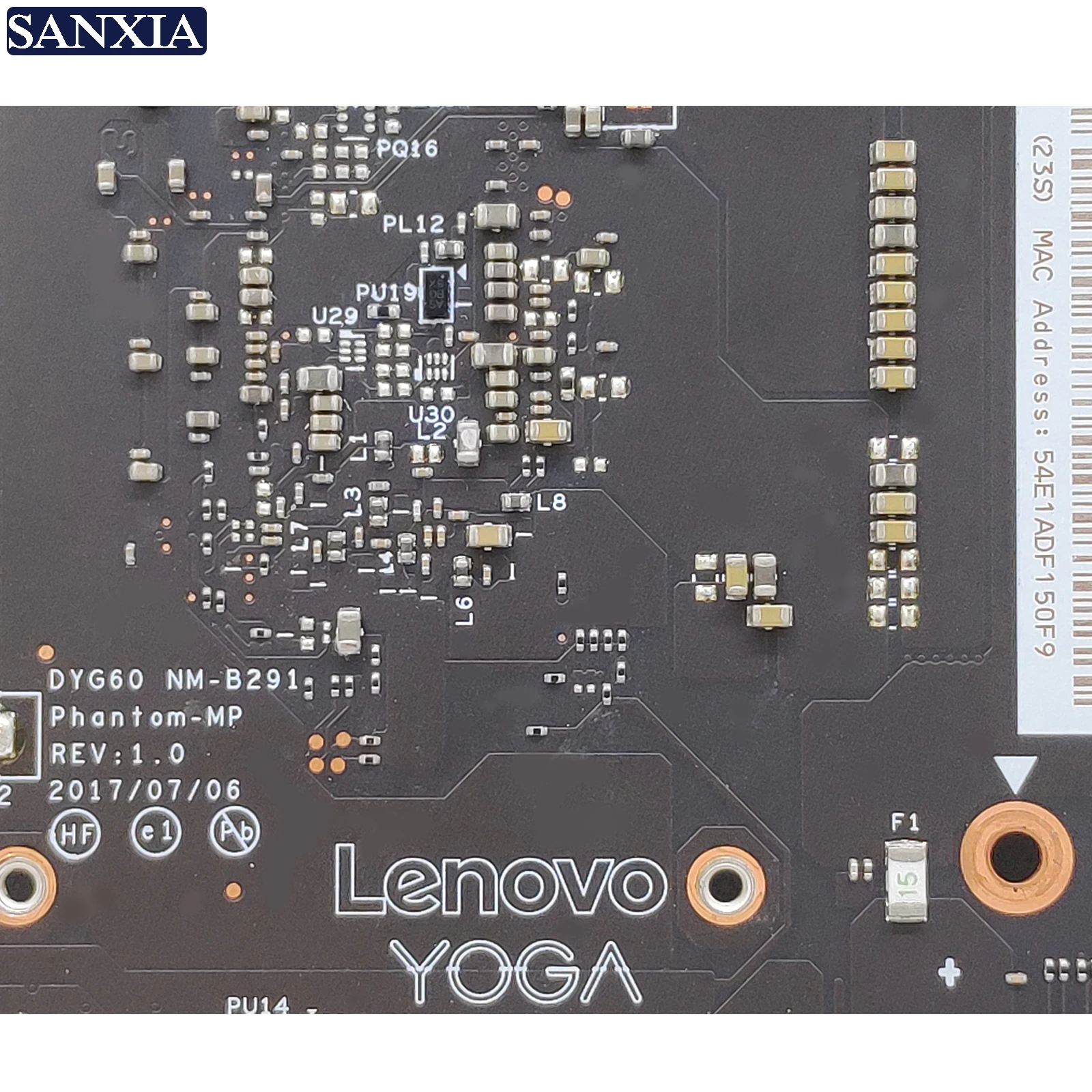 Kefu NM-B291 ноутбук материнская плата для Lenovo YOGA 920-13IKB оригинальная материнская плата 8GB-RAM I7-8550U