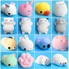 Mochi Squishy Animal Toys Stress Relief Toys Mochi Animals Toys  Mini Animals Cat Cute Kawaii Decompression Toy Christmas Gift 1