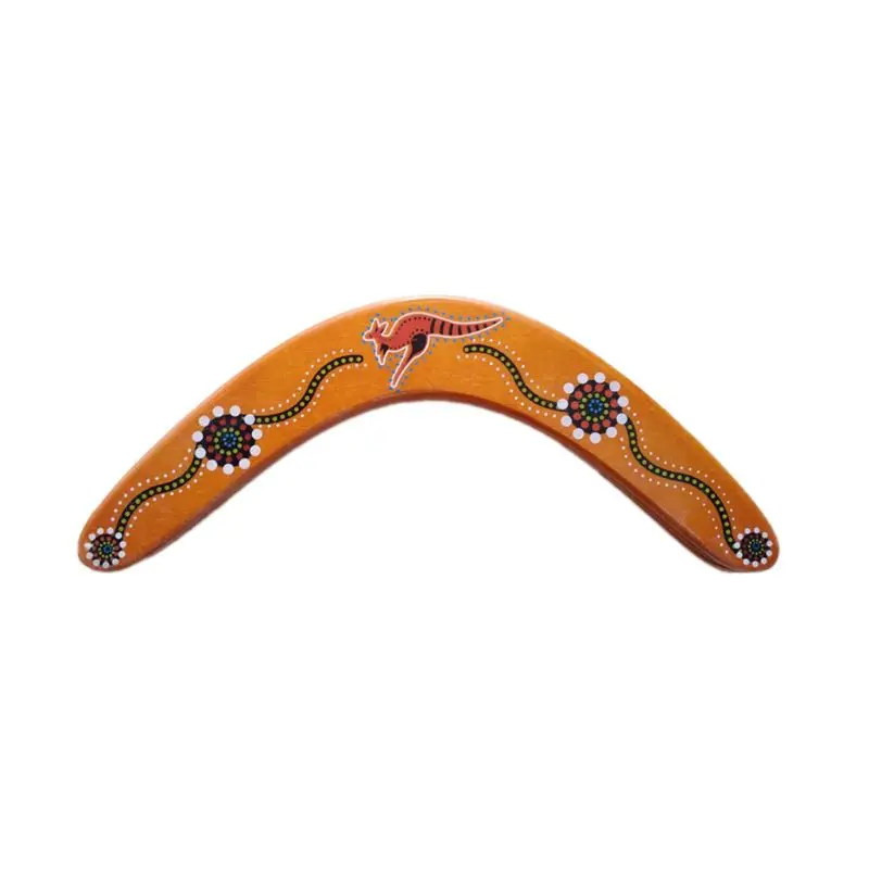 Wooden Boomerangs Safe Kids Boomerang for Light to NO Wind Throwing 