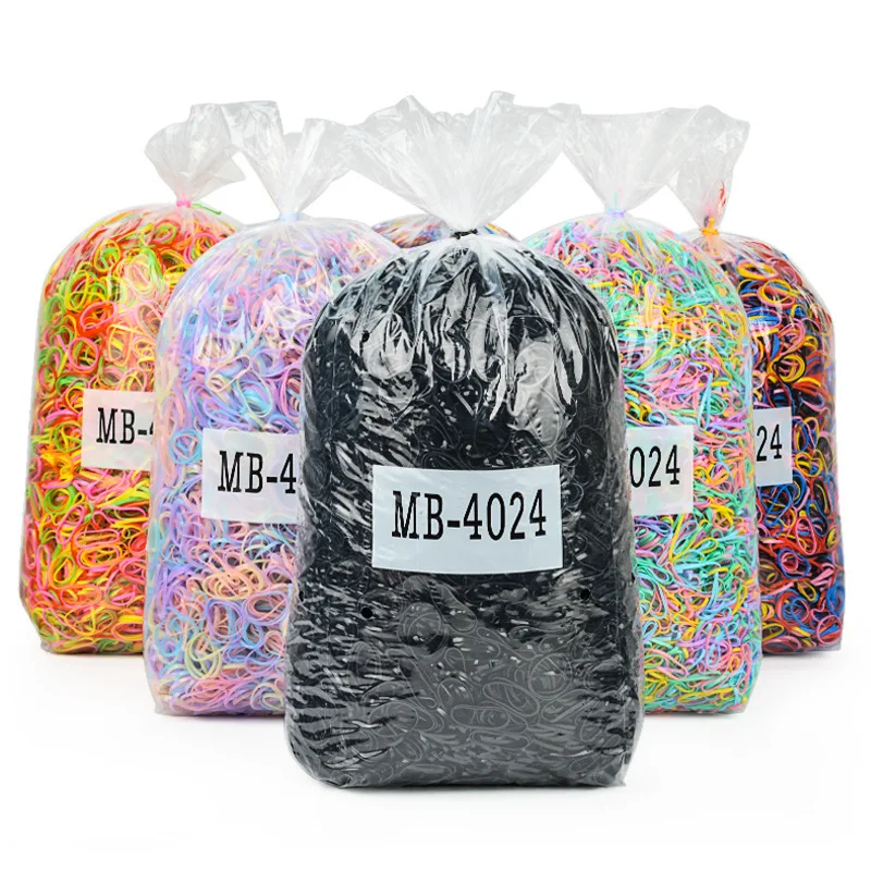 

1000pcs 1.5cm Candy Color Hair Rope New Child Baby TPU Hair Holders Rubber Bands Elastics Girl Tie Braids Hair Accessories Gifts