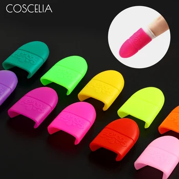 

10pcs/Lot Nail Art Soak Off Cap Silicone UV Gel Polish Varnish Remover Clean Degreaser Clip Reusable Wraps Rubber Manicure Tools