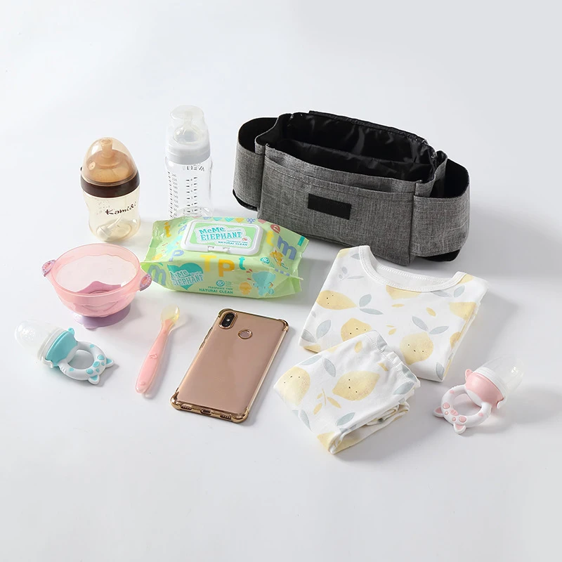 Universal Buggy Baby Pram Organizer Bottle Holder Multipurpose Baby Stroller Accessory Stroller Caddy Storage Bag Mummy Bag baby stroller accessories accessories	