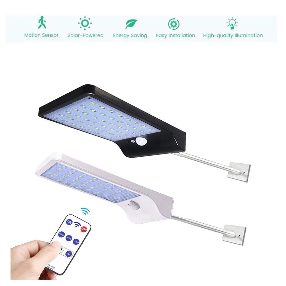 

remote Solar motion Sensor 48/36 LED Lamp sun light Waterproof For Outdoor Lighting Garden Path yard street wall spot floodlight