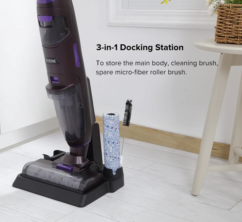 Easine of ILIFE F100 Cordless Wet Dry Smart Vacuum Cleaner