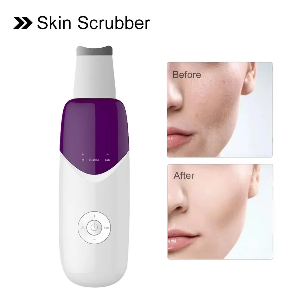 

New Deep Face Cleaning Machine Skin Scrubber Blackhead Remove Dirt Skin Cleanser Reduce Wrinkles And Spots Facial Beauty Tool