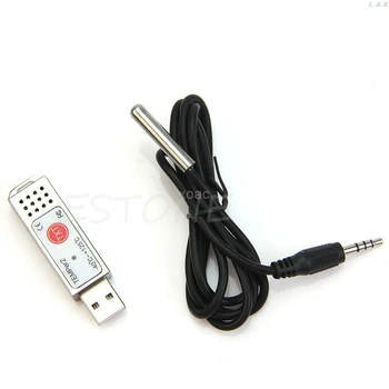 

USB Thermometer Hygrometer Temperature Sensor Data Logger Recorder For PC Laptop M04 dropship