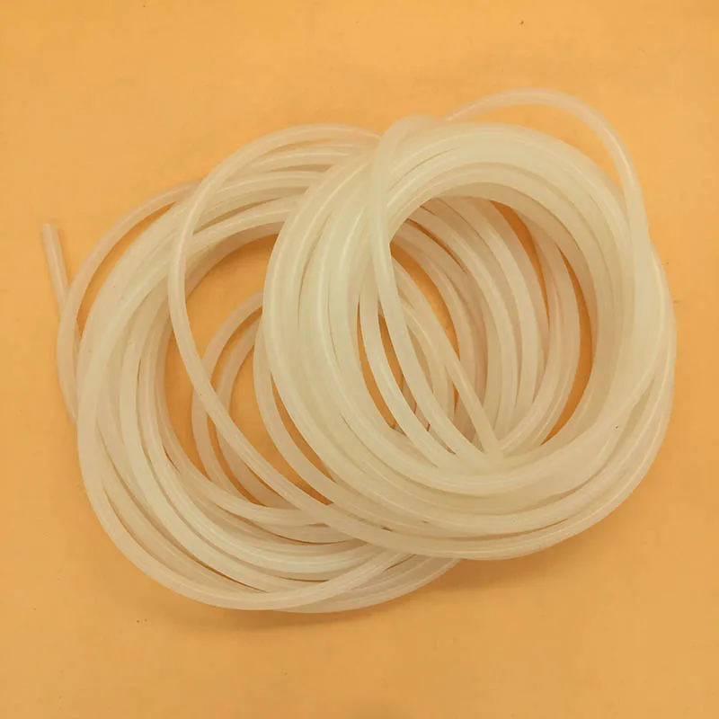 

Ultra soft silicone ink hose tube 6X4mm 5X3mm 4X2mm tubing for Mimaki Roland Mutoh DX5 ink pump assembly / cap top / syringe