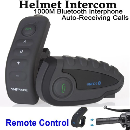 BT-V8-1000M-Motorcycle-Helmet-Headset-Remote-Control-Bluetooth-Interphone-5-Riders-Motorcycle-Helmet-Intercom-with