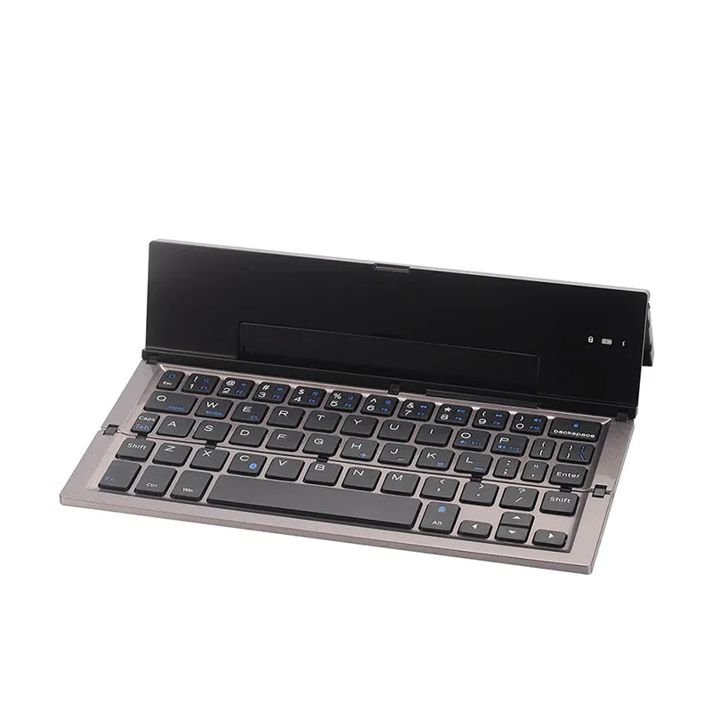 

Portable Bluetooth Wireless Foldable Keyboard Mini Keypad Holder for IOS Android Windows Table PC SP99