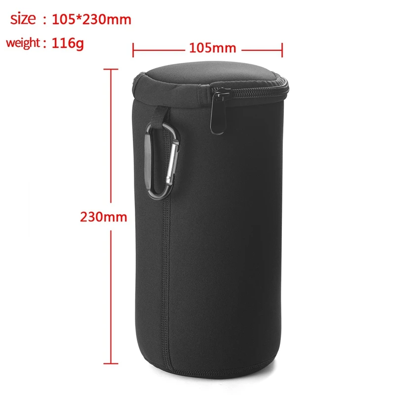 Portable Storage Pouch Bag Thicken Soft Shockproof Carrying Case for JBL Pulse 4 Wireless Bluetooth Speaker
