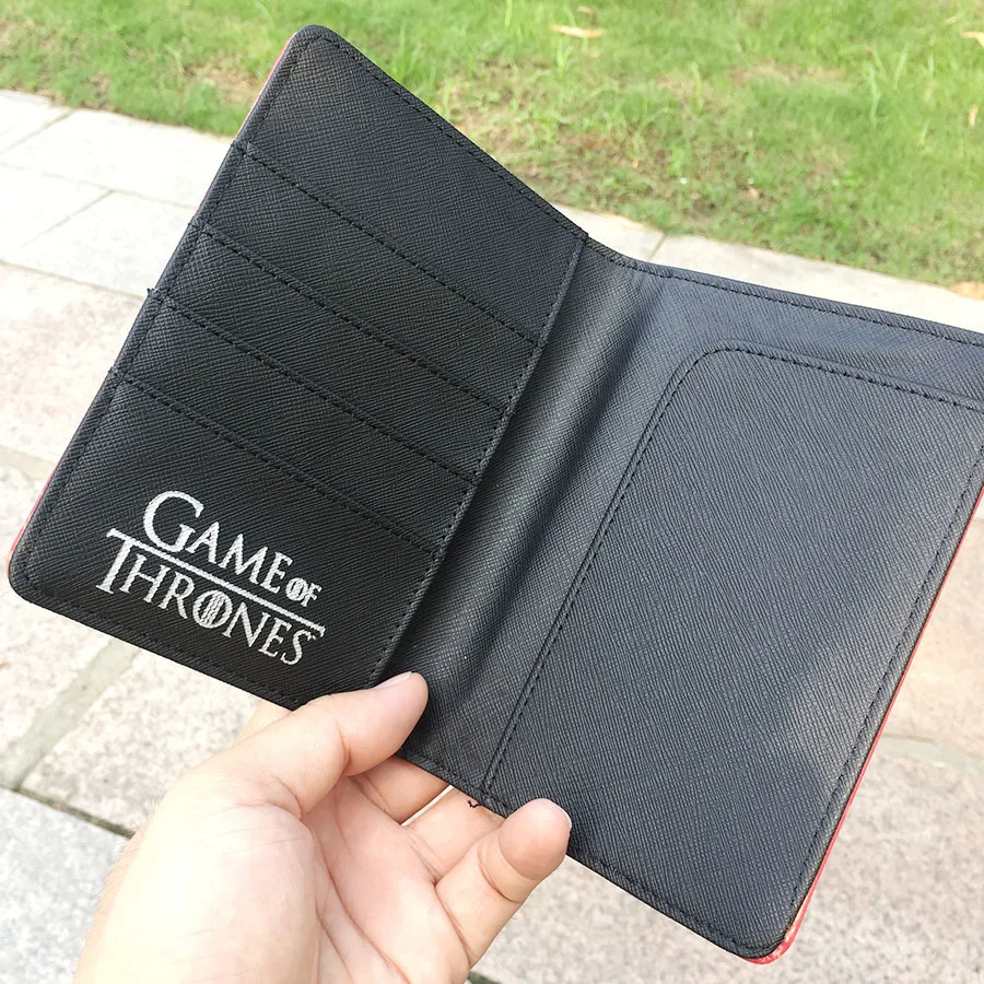 Игра престолов House Stark icewolf Targaryen Обложка для паспорта из искусственной кожи Дорожный Чехол Держатель для паспорта ID Папка защитная