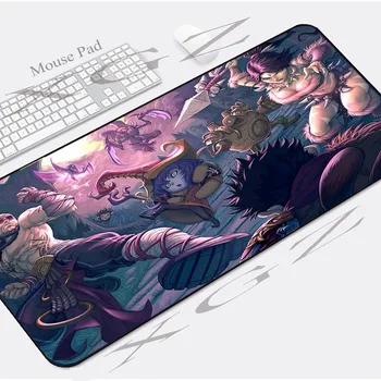 

XGZ Anime Chaotic Scene Sexy Girl Large Mouse Pad Black Lock Edge Custom Computer Table Mat Speed Natural Rubber Non-slip XXL