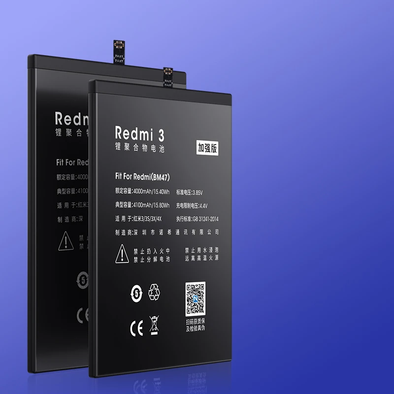 NOHON BM47 BN44 BN41 BN43 BM4A батарея для Xiaomi Pro 3 S 3X4X5 Plus Note 4 4X Замена высокой емкости литий