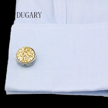 

DUGARY Sparta shirt cufflink for mens designer Cuff link Button male High Quality Luxury Wedding Free Shipping