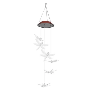 

Outdoor Solar Dragonfly Wind Chimes, Outdoor Waterproof Led Solar Powered Chimes for Home/Party/Yard/Garden Decoration